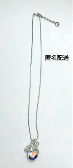 スワロフスキー　バタフライ　ティアドロップ　ネックレス