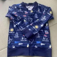 ネイビー 海のテーマ ラッシュガード