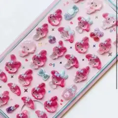 サンリオ　マイメロディ　ぷっくりシール