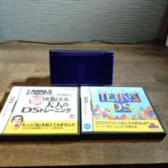 Nintendo DS Lite ネイビー 本体と カセット2本