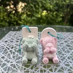 ❤️クマ型アロマストーン！ 2色セット❤️未使用！迅速発送！