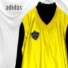 adidas アディダス Vネックベスト ノースリーブ ピステ ジッパー付き L