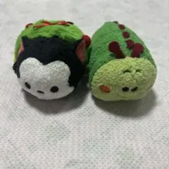 ディズニー　ツムツム　ぬいぐるみ　マスコット　クリスマス　フィガロ