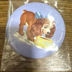 ディズニー わんわん物語 レディ 子犬 缶バッジ 非売品