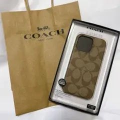 COACH iPhone ケース 13pro 用 シグネチャー