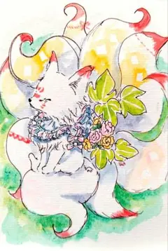 希望あればシマちゃん足します　きゅーーーーうびちゃん　8/14 10（原画）