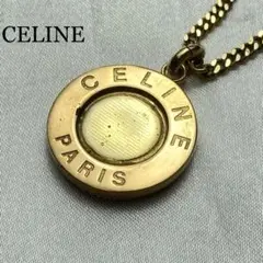 【美品】CELINE ロゴ ロング コイン サークル 喜平 ヴィンテージ