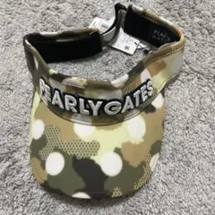 PEARLY GATES 迷彩バイザー 新品タグ付き