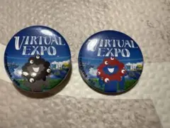 バーチャル万博　缶バッジ