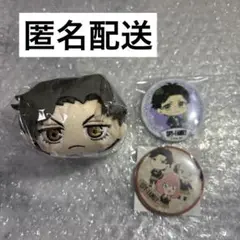 スパイファミリー　ダミアン もちもちぬいぐるみ 缶バッジ3点セット