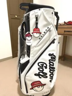Malbon マルボン キャディバッグ スタンド式 ホワイト