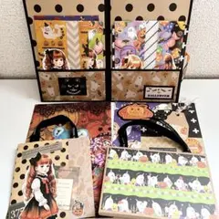 おすそ分けファイル 蛇腹ファイル 女の子 ハロウィン コラージュ