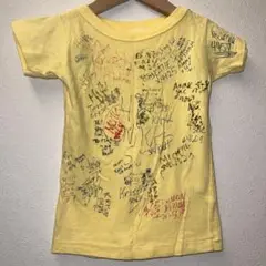 美品デニム＆ダンガリー落書きTシャツ100