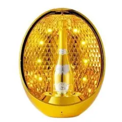 Angel シャンパン　オレンジ　空瓶 エッグケース ラグジュアリーシャンパーニュブランド“ANGEL CHAMPAGNE