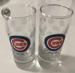 【匿名配送】シカゴカブス CHICAGO CUBS ショットグラス×2 メジャー