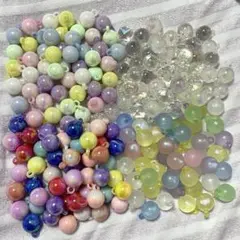 カン付き アクリルビーズ 200個セット バラビーズおまけ付き♪