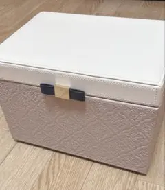未使用 アクセサリーケース リボン ピンク