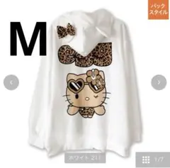アベイル キティ egg パーカー M ホワイト ギャル