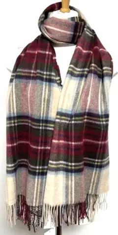 Johnstonsジョンストンズカシミヤ大判ストールヘッシャンドレススチュワート