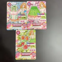 アイカツアイカツカードAuroraFantasy リリーベルコーデ 3点セット