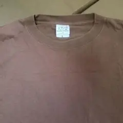 ブラウン コットン Tシャツ Lサイズ
