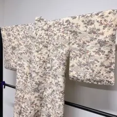 小紋　茶屋辻　松竹梅　観世水　花模様　着物　043t