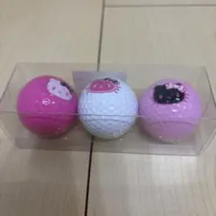 【新品未使用品】ハローキティ　ゴルフボールセット