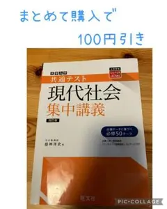 現代社会集中講義 第2版 旺文社