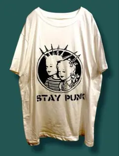 【期間限定値下げ】STAY PUNK パンクス Tシャツ XL ホワイト