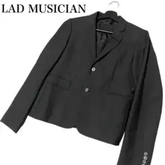 LAD MUSICIAN テーラードジャケット 44 ブラック 2B シングル