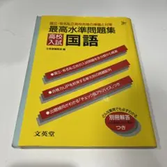 最高水準器問題集 高校入試 国語 文英堂 シグマベスト 希少