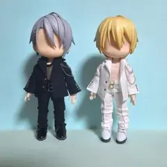 オビツ11サイズ 衣装風セットアップ ホワイト＆ブラック セット