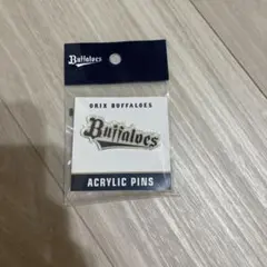 ORIX BUFFALOES アクリルピン Buffaloesロゴ