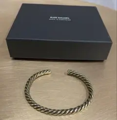 RUDE GALLERY TWIST BANGLE BRASS 使用2回 箱付