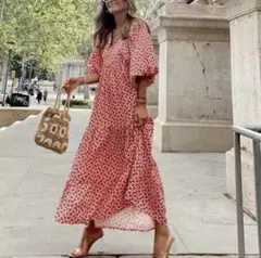 ★新品★ロングワンピース　旅行、お出かけにも◯