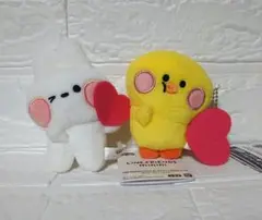 LINE FRIENDS minini ボールチェーン付きぬいぐるみ ２種