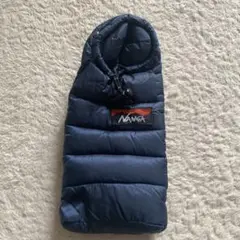 NANGA ネイビー　携帯用カバー　ダウン素材