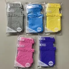 ONE PIECE シリコンミンティアケース5色セット