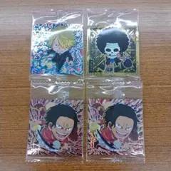 4枚セット　ワンピース　ウエハース　シール　ONE PIECE　アニメ　海賊