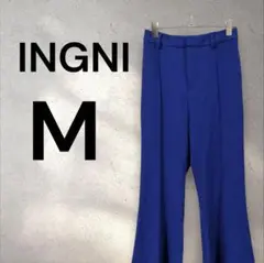 イング　カラーパンツ　M　パンタロン　ブルー