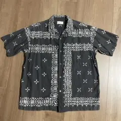 ☆ ユナイテッドアローズ　抜染　バンダナ　アロハ　オープンカラーシャツ　☆