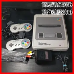 80702 後期型APU基盤【簡易清掃済み】スーパーファミコン 本体　セット