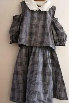 Avail　新品チェック柄　ワンピースM
