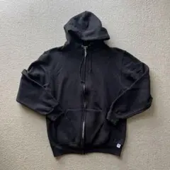 RUSSELL ATHLETIC ラッセル ジップ パーカー ブラック L