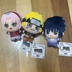 NARUTO ナルト 疾風伝 ちびぐるみvol.1 ぬいぐるみ 3種類セット