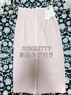 新品タグ付き 【JUSGLITTY】配色タイトスカート M