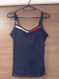 週末SALE 美品　トミーヒルフィガーネイビー ストライプ キャミソール　XS