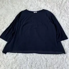 plantationプランテーション　カットソー　ネイビー　長袖