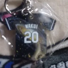 中日ドラゴンズガチャ　涌井秀章　昇竜ユニホーム型アクリルキーホルダー