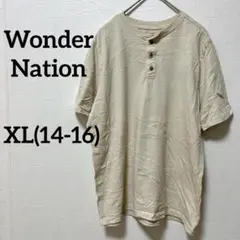 Wonder Nation XL(14-16)半袖Tシャツ ベージュ ボーイズ